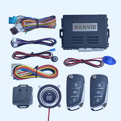 Amazon.com: BANVIE ① Car Keyless Entry Security Alarm System + ② Remote  Engine Starter + ③ Push to Start Stop Iginition Button : Automotive